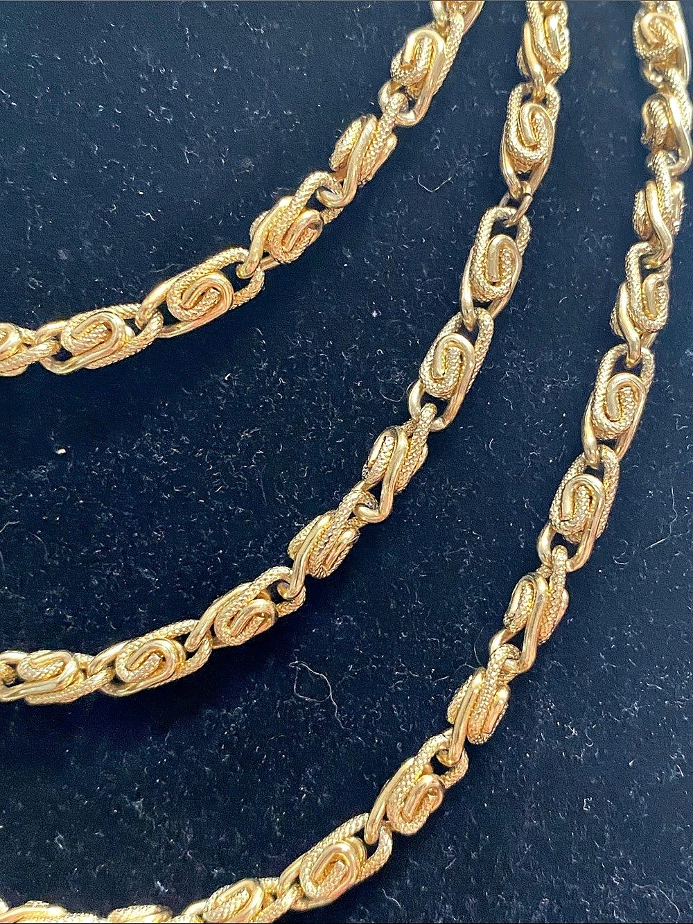 1970’s Monet Gold-Tone Rope Necklace - Picture 2 of 4